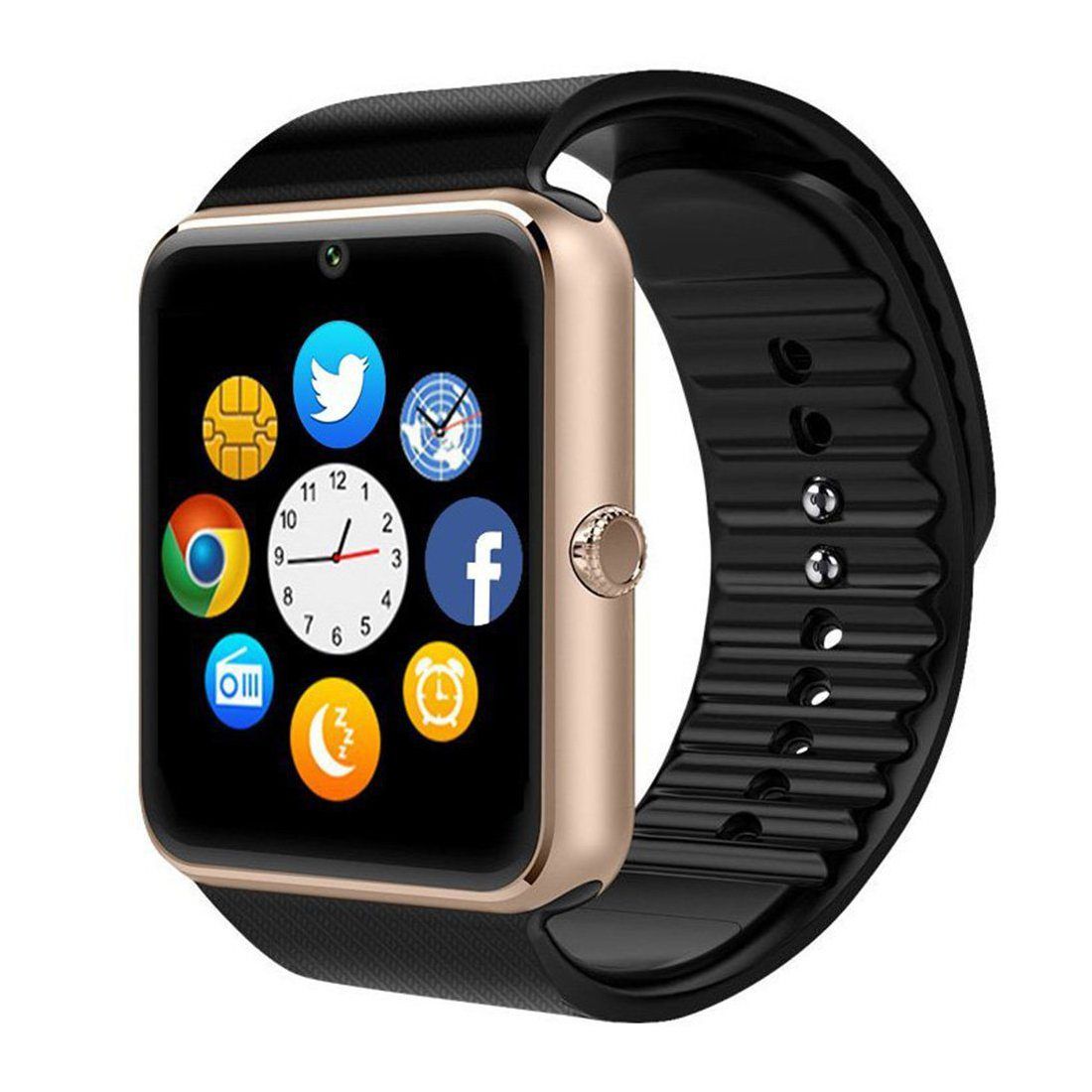 PADGENE Montre Connect e Smartwatch Bluetooth avec Slot SIM Cam ra Podom tre pour Android Fonctions Complets Samsung HTC L